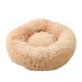 Large Donut Cat Bed Champagne