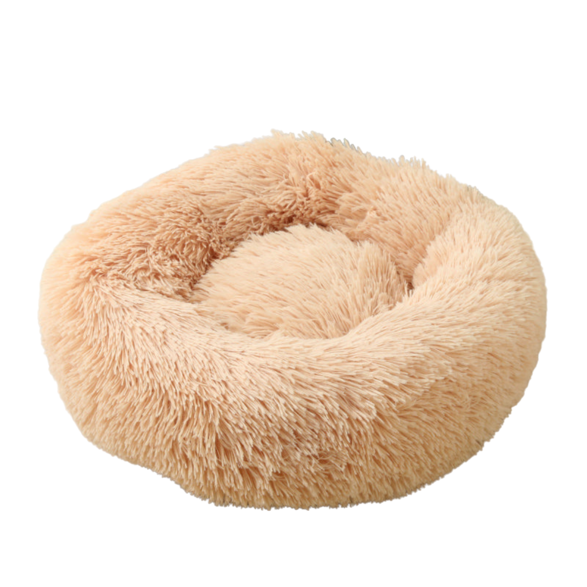 Large Donut Cat Bed Champagne