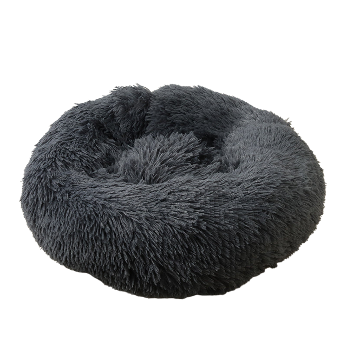 Large Donut Cat Bed Grey