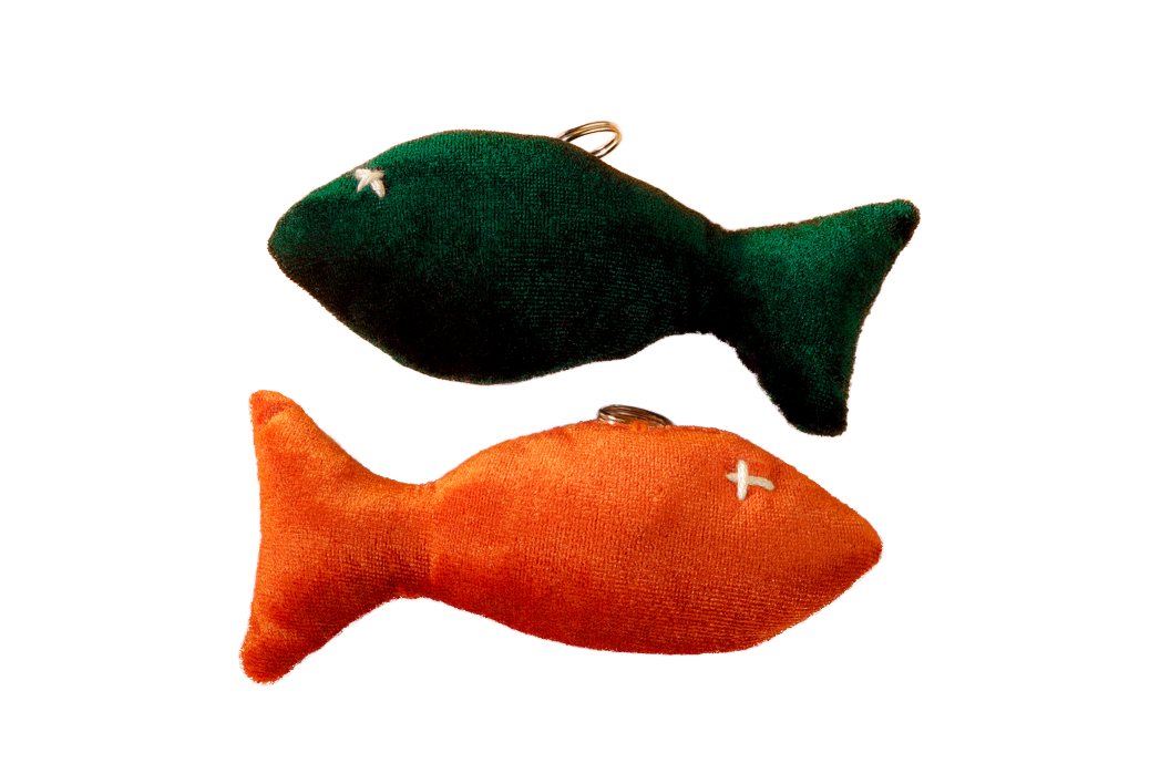 Velvet Fish Cat Toy - 2 Pack